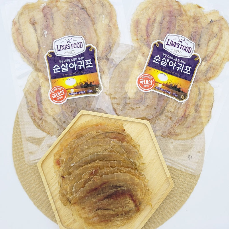 [CLEARANCE SALE] Dried Monkfish Fillet (Ah-gwi po) 200g