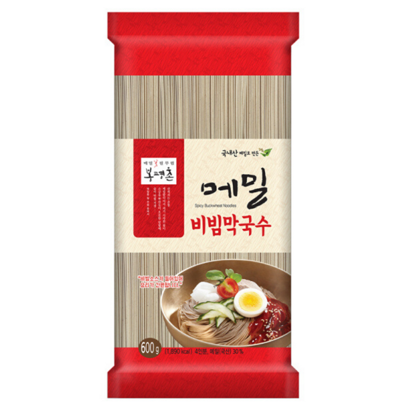 Try the Bongpyeongchon Buckwheat Bibim Makguksu 600g at Seoul Mills!