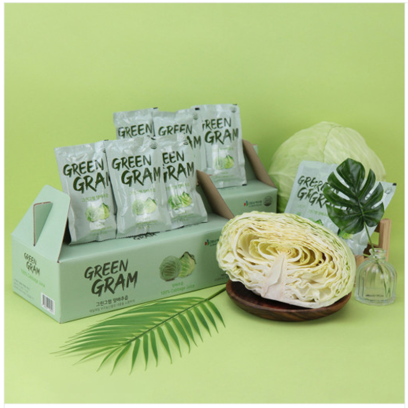 Green Gram 100% Cabbage Juice 100ml x 30 pouches per box