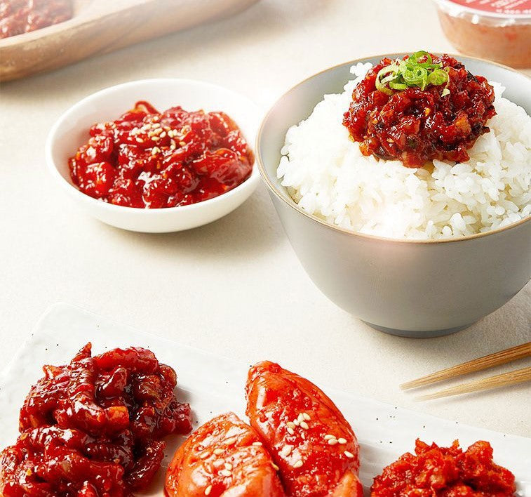 [SEPARATE FREE SHIPPING] NEW Hyosong Salted Seasoned Seafood (Jeotgal) 8 Type Set 70g Each