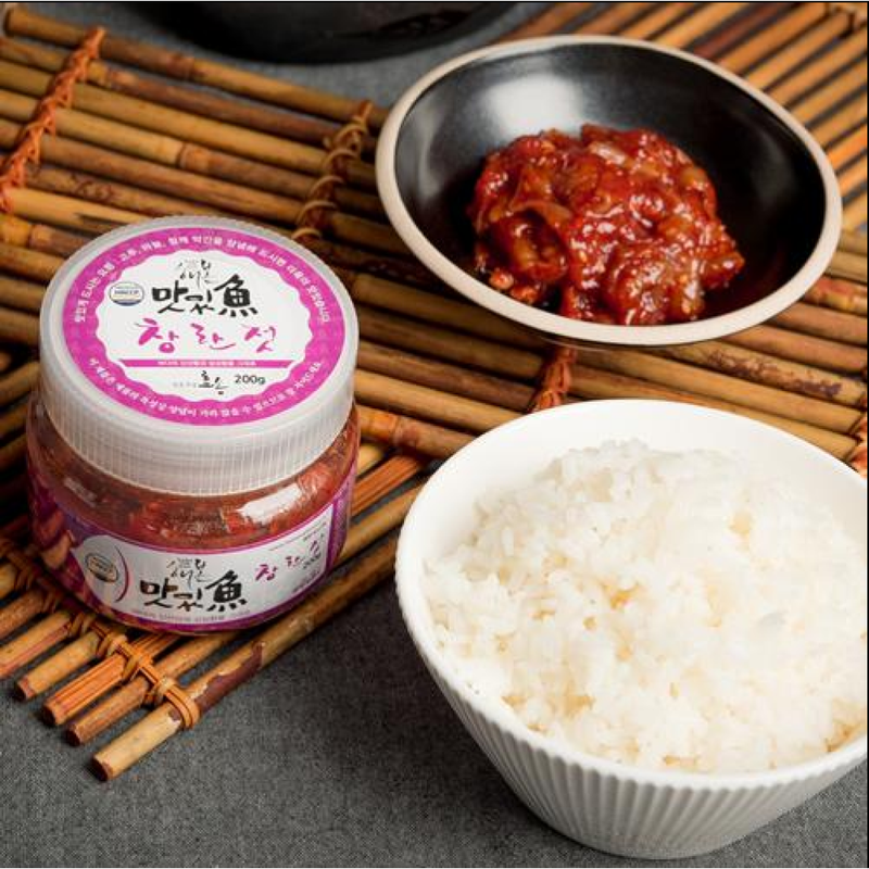 [SEPARATE FREE SHIPPING] Hyosong Salted Seasoned Seafood (Jeotgal) Set 200g Each (6 Types)