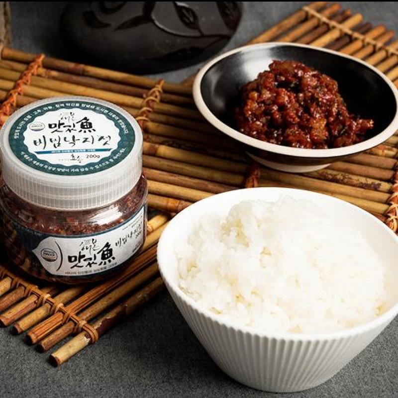[SEPARATE FREE SHIPPING] Hyosong Salted Seasoned Seafood (Jeotgal) Set 200g Each (6 Types)
