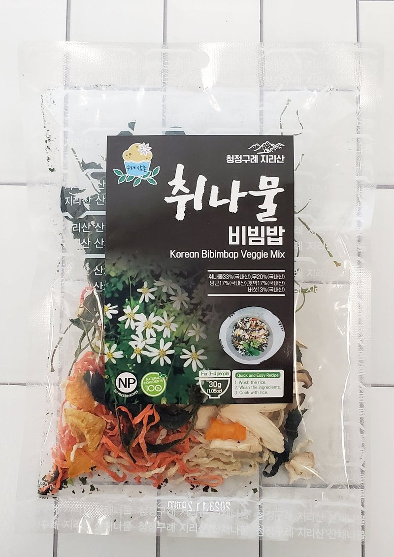 Korean Bibimbap Veggie Mix (Wild Aster) 30g
