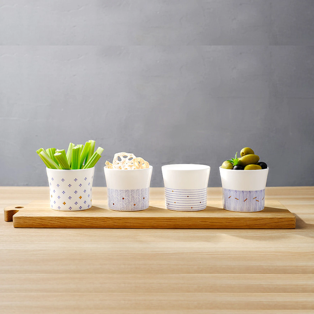 [HANKOOK CHINAWARE] Moire Petite 4 Piece Cup Set