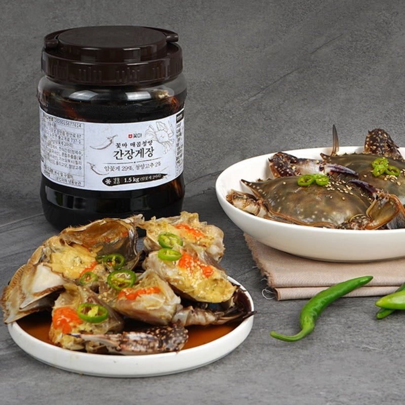 [MILLS EXPRESS] CCONMA Spicy Soy Sauce Marinated Crab with Cheongyang Chili Pepper 1.5kg (2 Full Crabs)