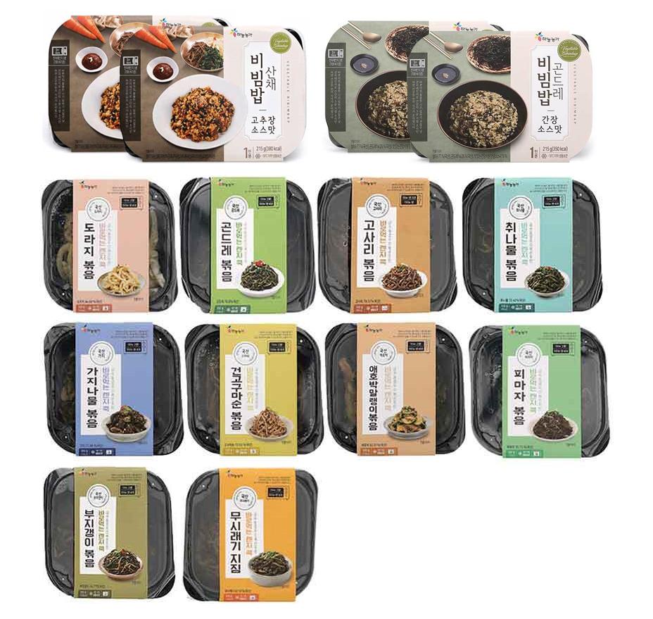 [PRE-ORDER] SKYFARM Premium Ready-To-Eat Namul (10 Types) & Bibimbap (2 Types) Set