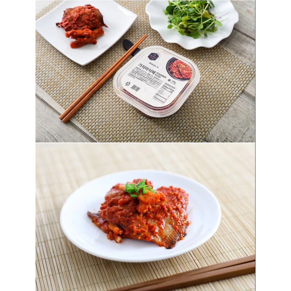 [SEPARATE FREE SHIPPING] OHMANI Salted Seasoned Seafood (Jeotgal) 8 Type Set 100g Each