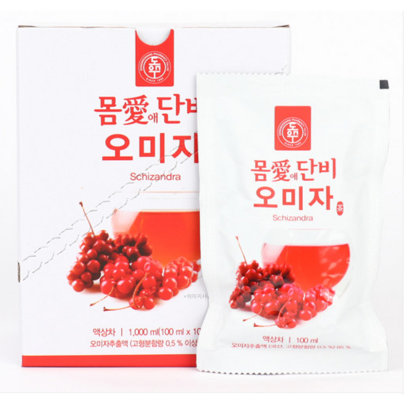 Dongwoodang Omija Extract - Schisandra Extract Juice (100ml x 10 packs)
