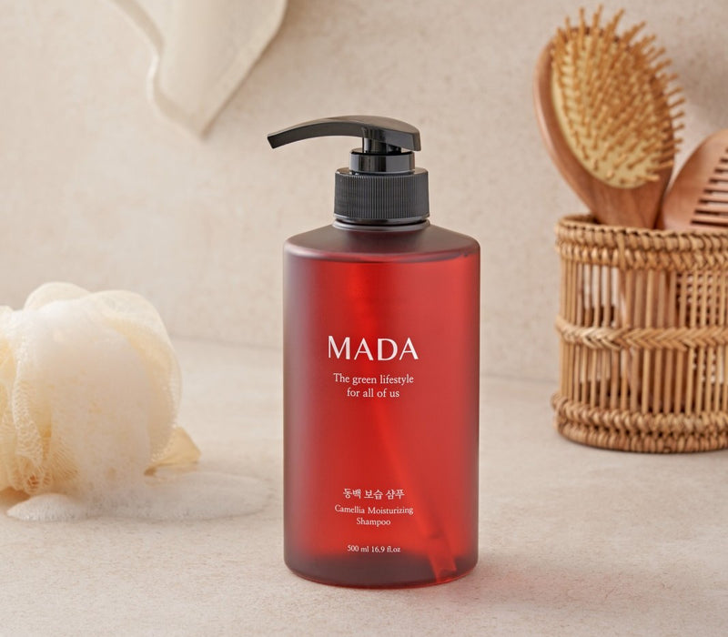 MADA Camellia Moisturizing Shampoo 500ml (16.9 fl. oz)