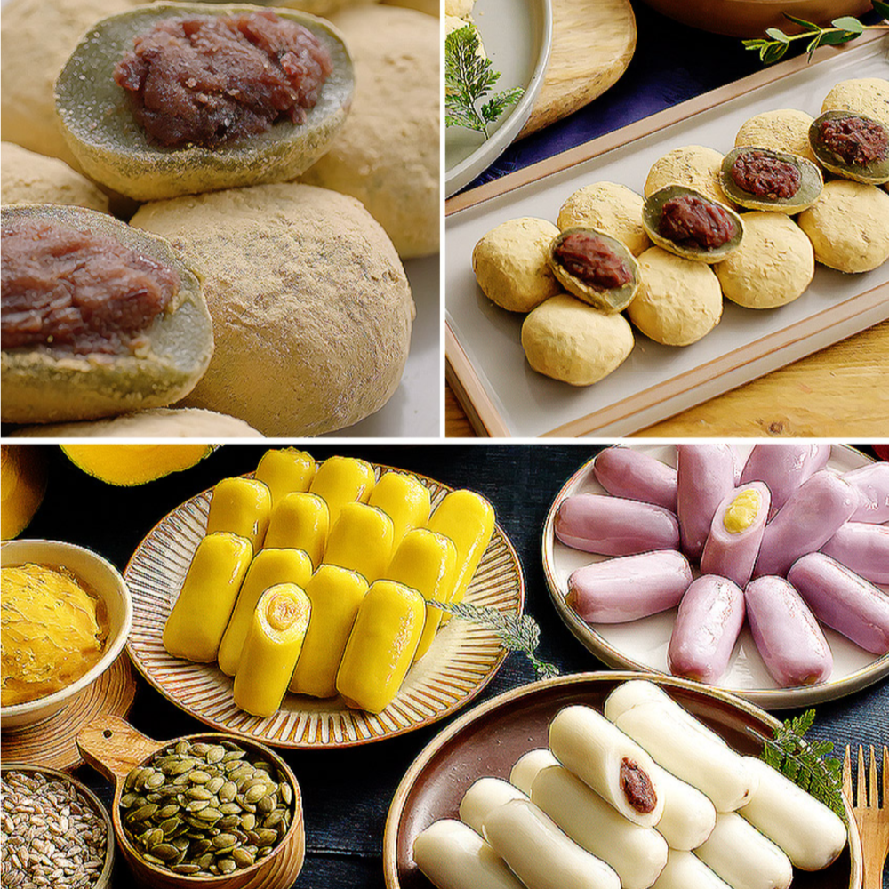 [SEPARATE FREE SHIPPING] *EXCLUSIVE* Paeng Tteok Korean Rice Cake Set (7 different types)