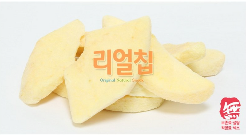 Seoul Mills presents the 100% Natural Freeze-Dried Apple Chips from Sanmaeul. 