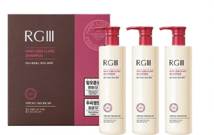 RGIII Hair Loss Clinic Shampoo 3 Piece (Scalp Nourishment)