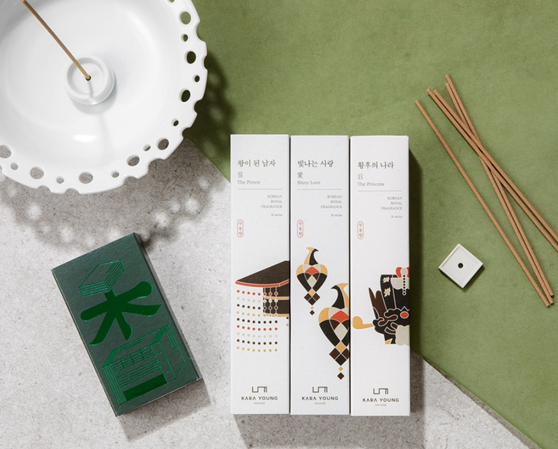KARA YOUNG Korean Royal Booyong Incense Set (3 Pack)