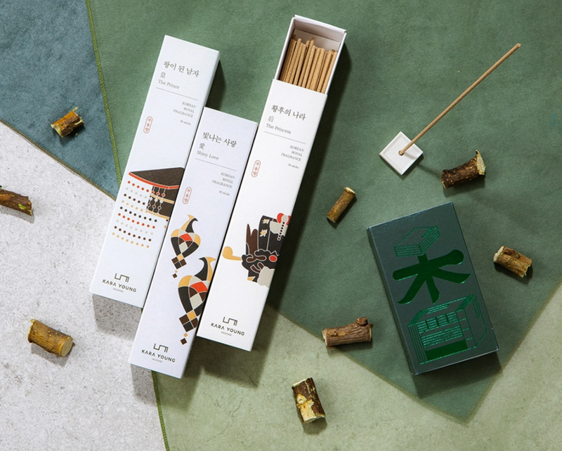 KARA YOUNG Korean Royal Booyong Incense Set (3 Pack)