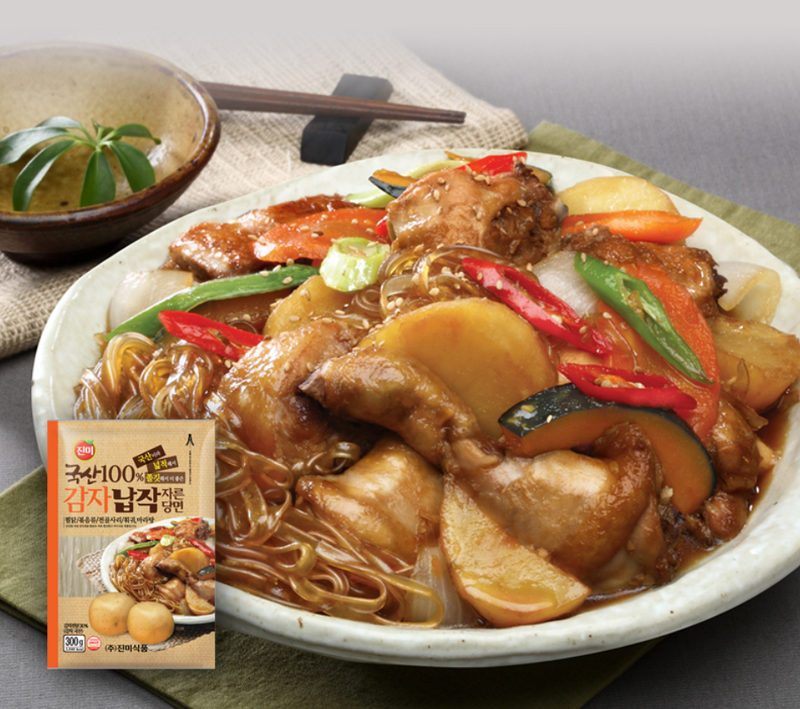 JINMI 100% Potato Flat Cut Glass Noodles 300g