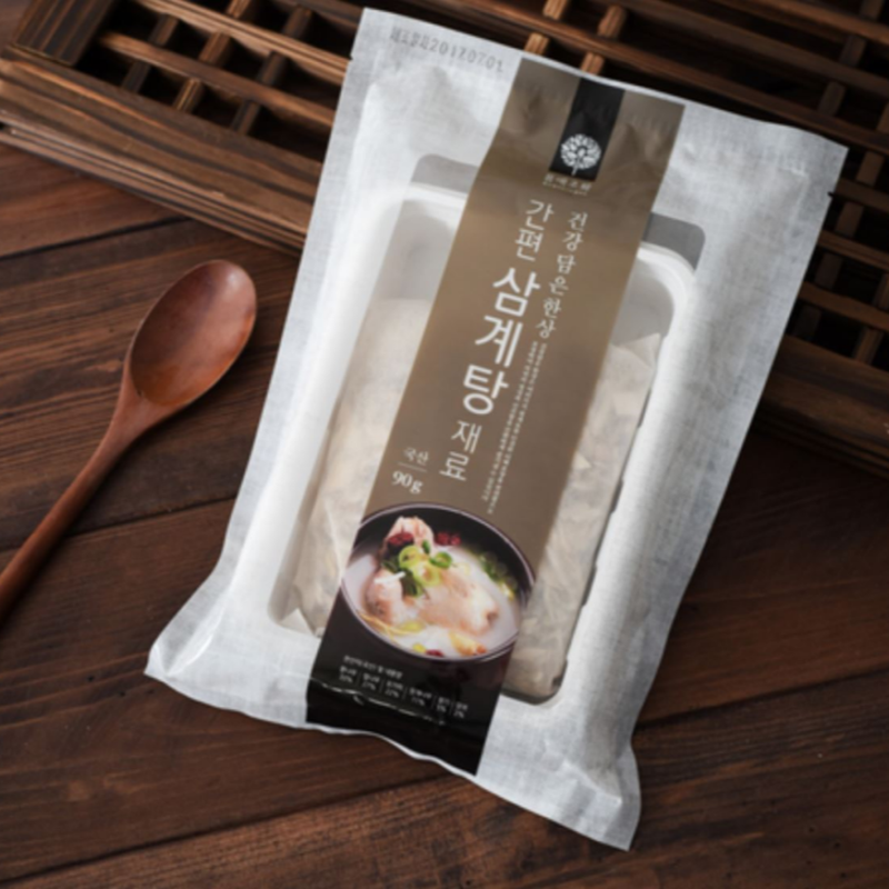 Simple Korean Chicken Stew (Samgyetang) Ingredients 90g