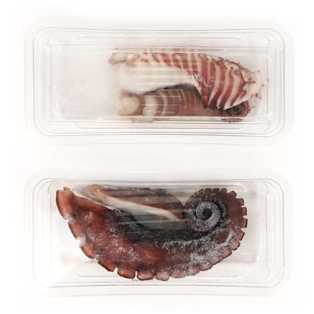 [SEPARATE FREE SHIPPING] Trimmed Wild Stone Octopus Legs 300g x 3 packs + Wild Stone Octopus Slices 150g x 3 packs per order