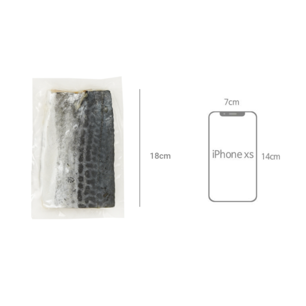 [SEPARATE FREE SHIPPING] Korean Wild Spanish Mackerel (Samchi) Half-Cut Fillets 3kg (24~30 packs per order)