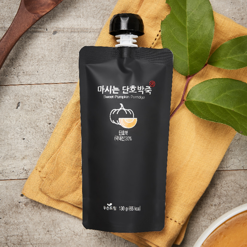 Dooson Food Korean Sweet Pumpkin Porridge 130g x 7 Packs per Order