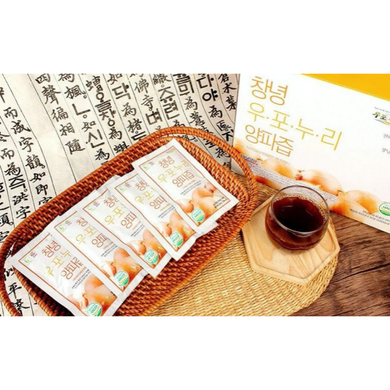Changnyeong Uponuri Yellow Onion Juice 100ml (50 packets per Box)