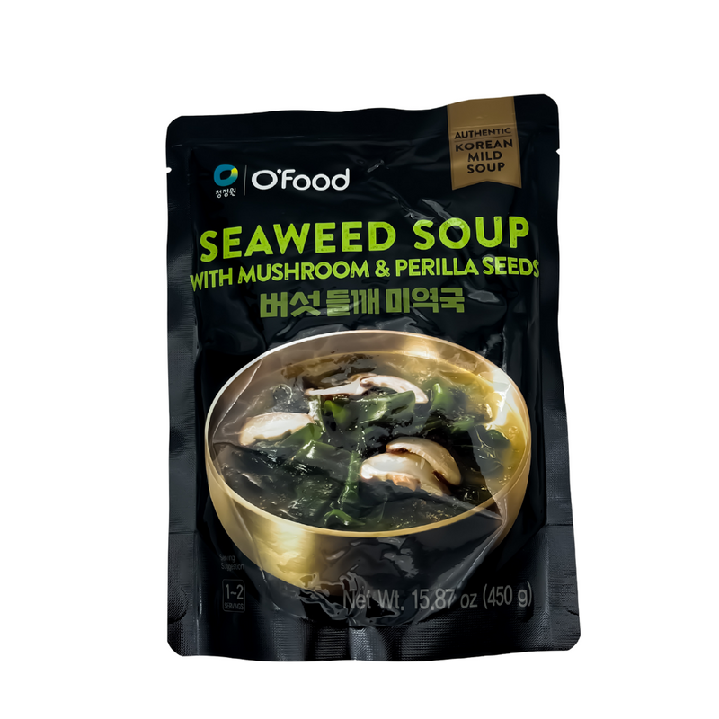 O'FOOD Seaweed Soup with Mushroom & Perilla Seeds 450g