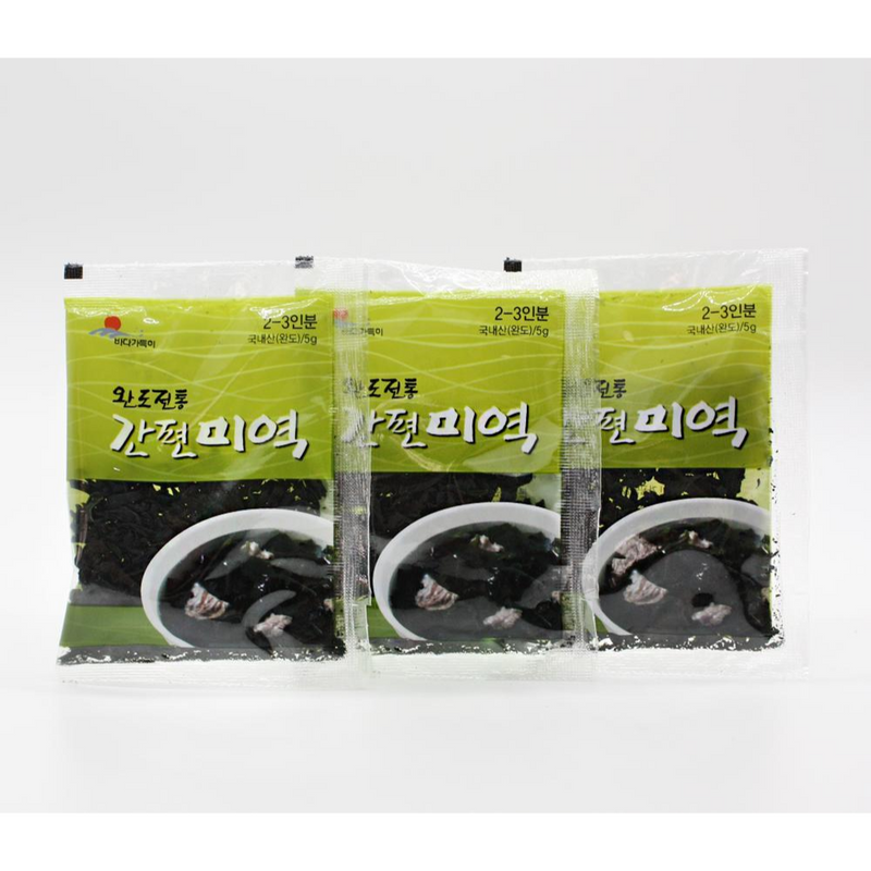 Wando Traditional Pre-Washed Dried Seaweed 5g (12 Packets)