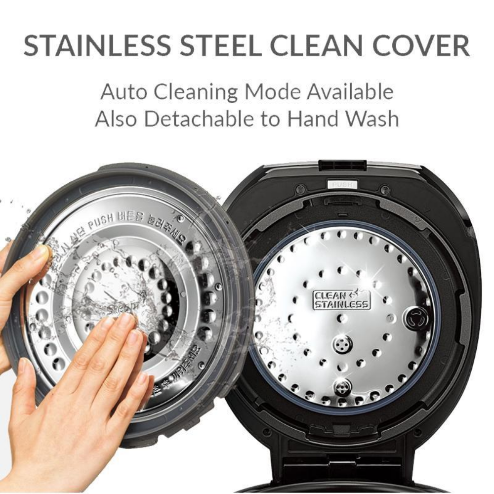 [SEPARATE FREE SHIPPING] Cuchen Black Diamond Induction Heating Pressure Rice Cooker WHA-LX0601iD (6 Cup)