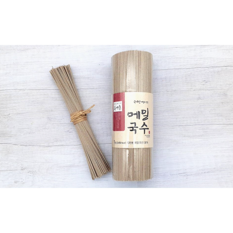 Gangwondo Buckwheat Noodles 1kg (Roll Type)