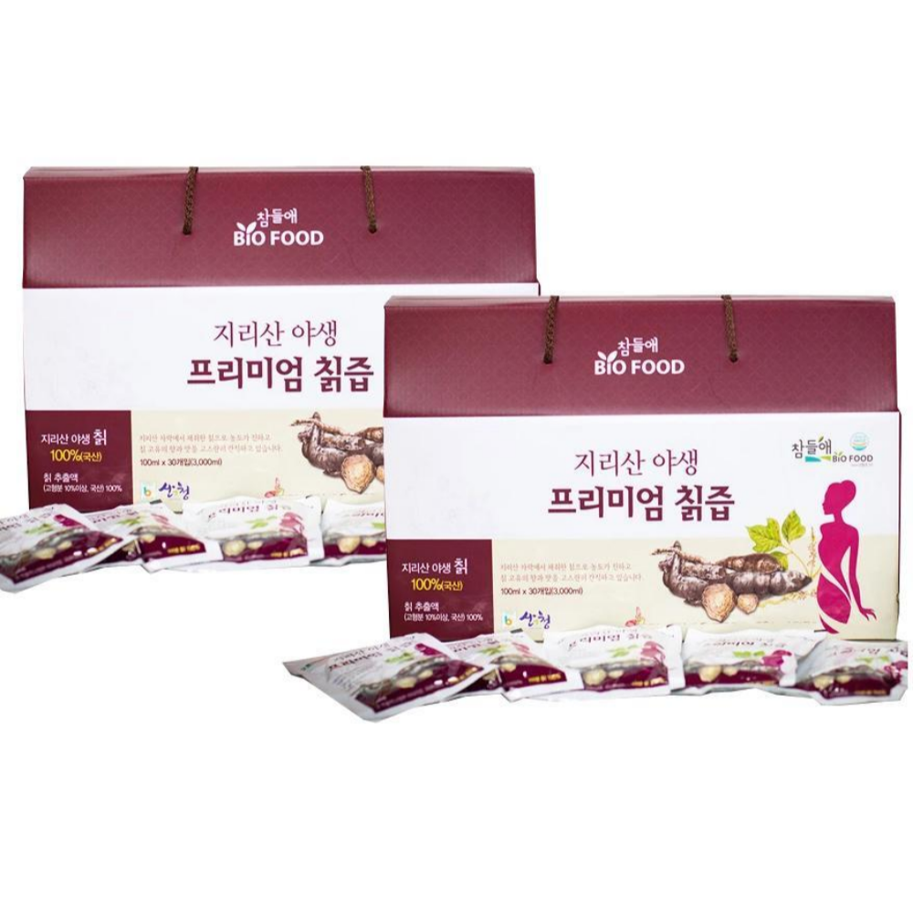[SEPARATE FREE SHIPPING] Jirisan Premium Arrowroot Juice 100ml (30 Packets per Box at 2 Boxes)