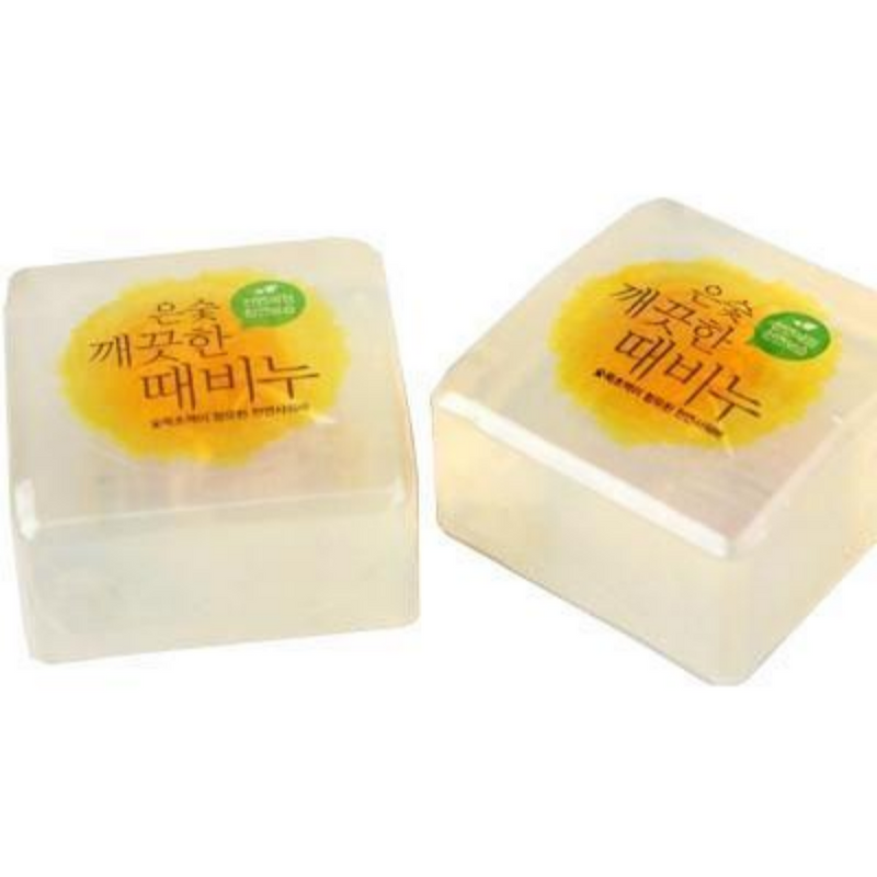 Gangwondo Charcoal Exfoliating Body Soap Bars 140g x 4 Bars
