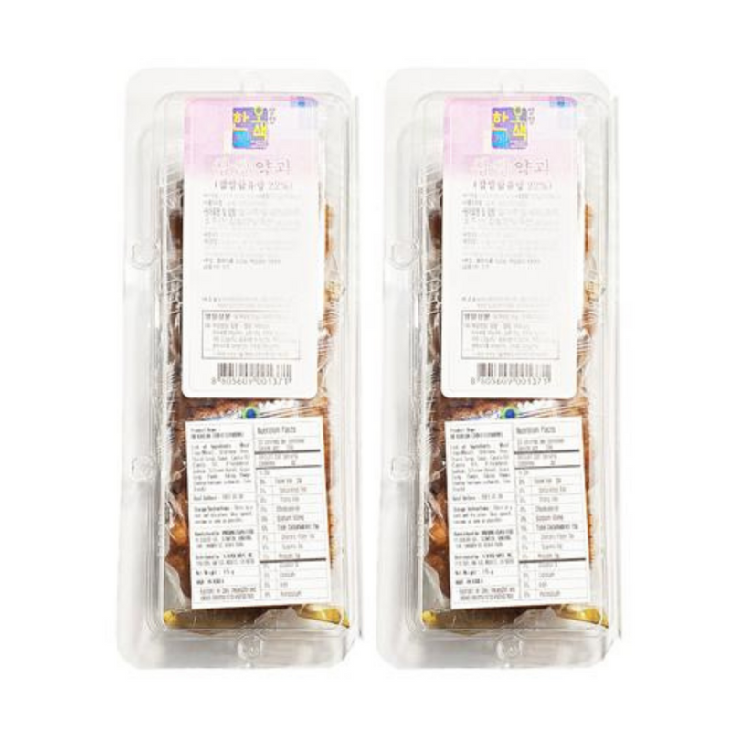 Gangwondo Korean Rice Sweet Cookies (Yakgwa) 2 Packs per order (5 per pack)