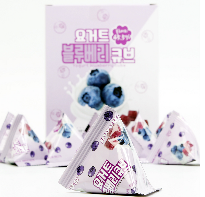Sanmaeul Yogurt Blueberry Cube 2g (10 Packs per Box)