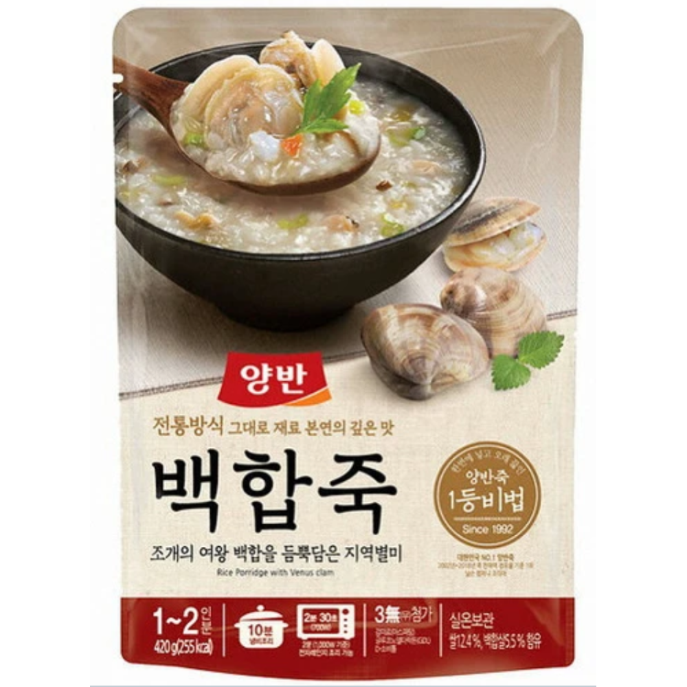 Yangban Venus Clam Rice Porridge 420g