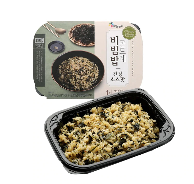 [MILLS EXPRESS] SKYFARM Premium Ready-To-Eat Gondre Bibimbap with Soy Sauce 215g