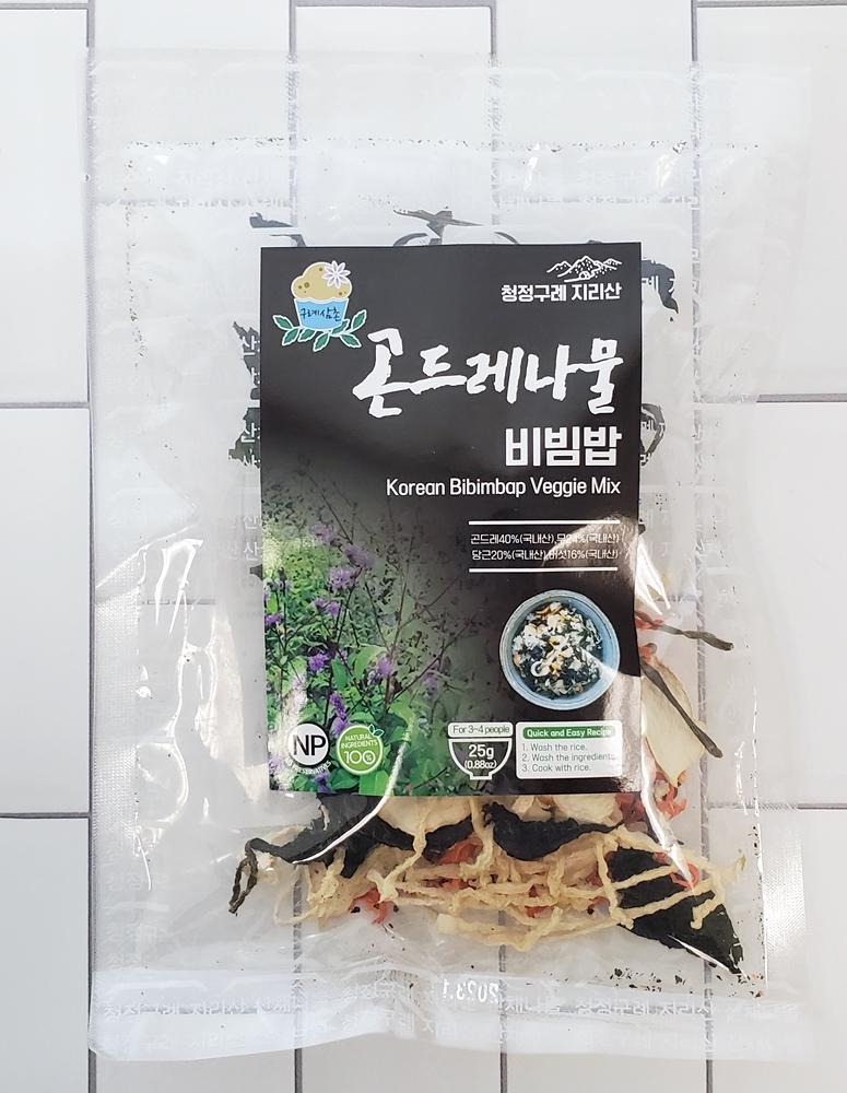 Korean Bibimbap Veggie Mix (Gondre) 25g
