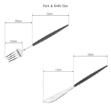 [HANKOOK CHINAWARE] BOGEN Eiffel Satin/Silver Cutlery Set with K-Spoon (4 Color Options)