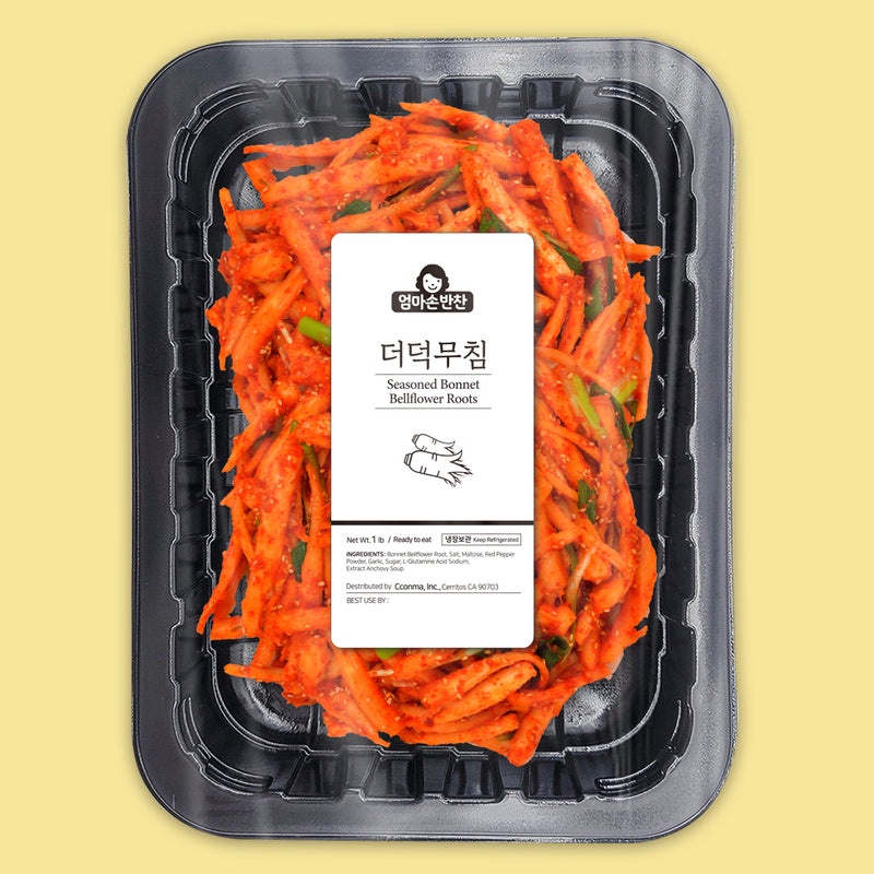 [MILLS EXPRESS] UMMA SOHN BANCHAN Seasoned Bonnet Bellflower Roots (Deodeok Muchim) 1lb