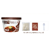 Cook-Tok Instant Rice Cake (Tteokbokki) Cup - Spicy Black Bean Sauce (2 Cups per Order)