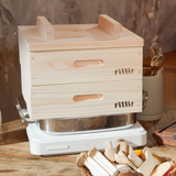 [SEPARATE FREE SHIPPING] Premium Cypress Wood 2-Tier Steamer Set (Hinoki Steamer)