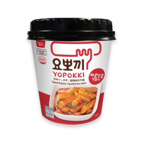 YOPOKKI Sweet & Spicy Topokki (Rice Cakes) 140g