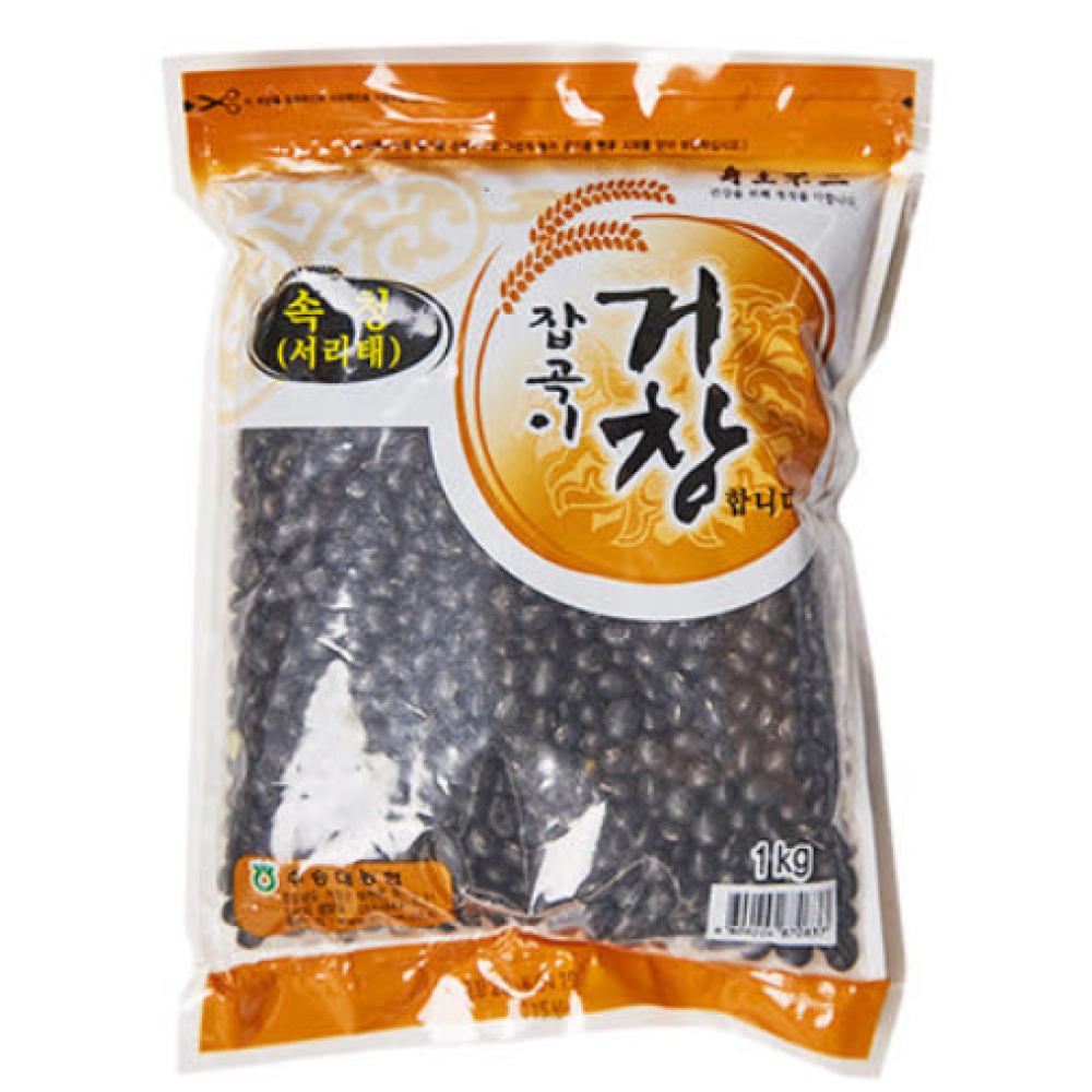 [2020 NEW CROP] Geochang Black Soybean with Green Kernel (Seoritae) 1kg