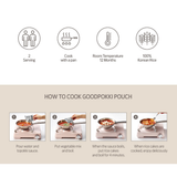 [CLEARANCE SALE] Goodpokki Original Pouch Instant Tteokbokki 363g  (Exp. Date: 09/30/2021)