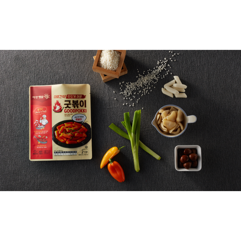 [CLEARANCE SALE] Goodpokki Original Pouch Instant Tteokbokki 363g  (Exp. Date: 09/30/2021)