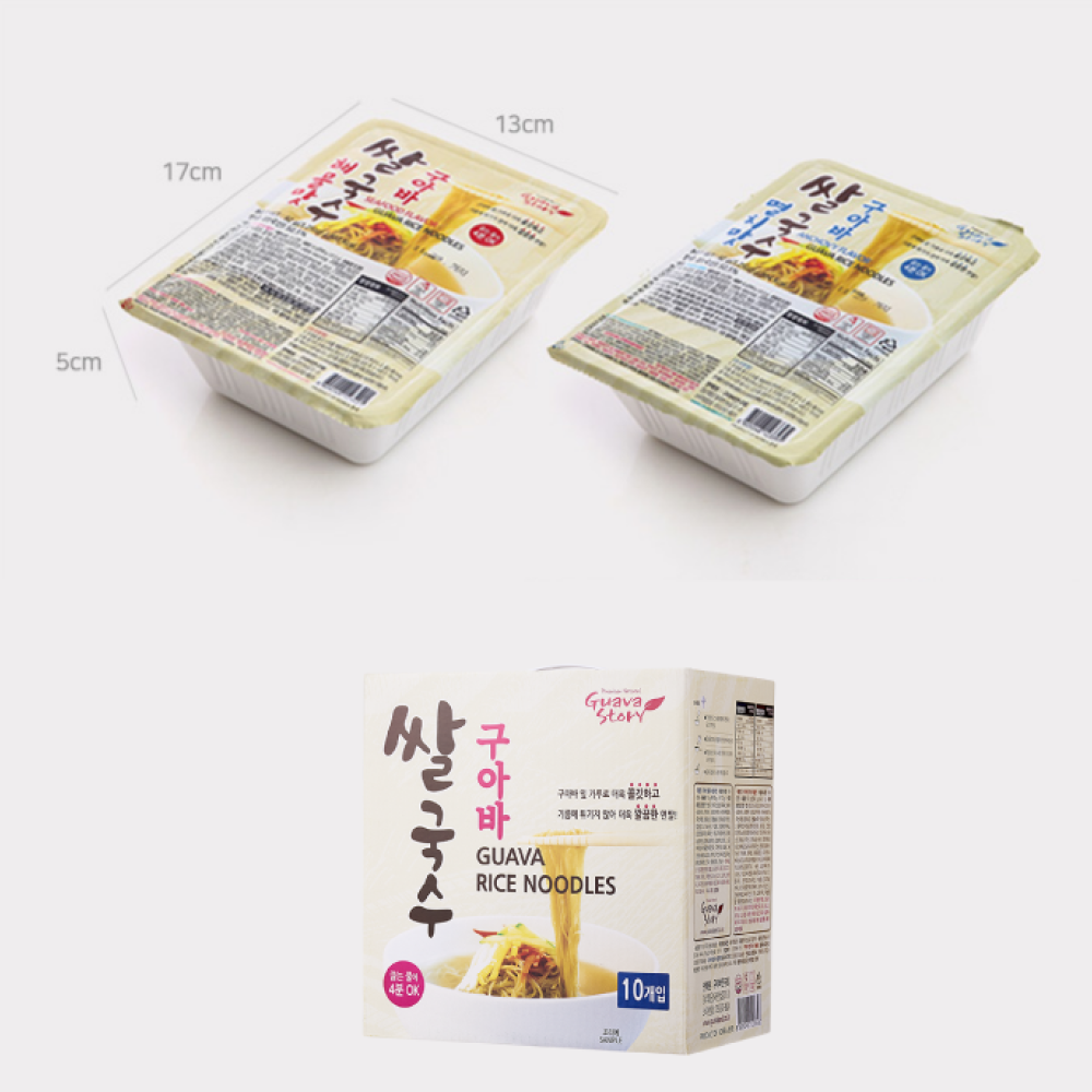 Guava Instant Non-Fried Rice Noodles - Seafood Flavor 92g x 10 Packs