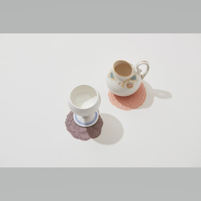HOHODANG Silk Tea Coaster Set of 10 pcs