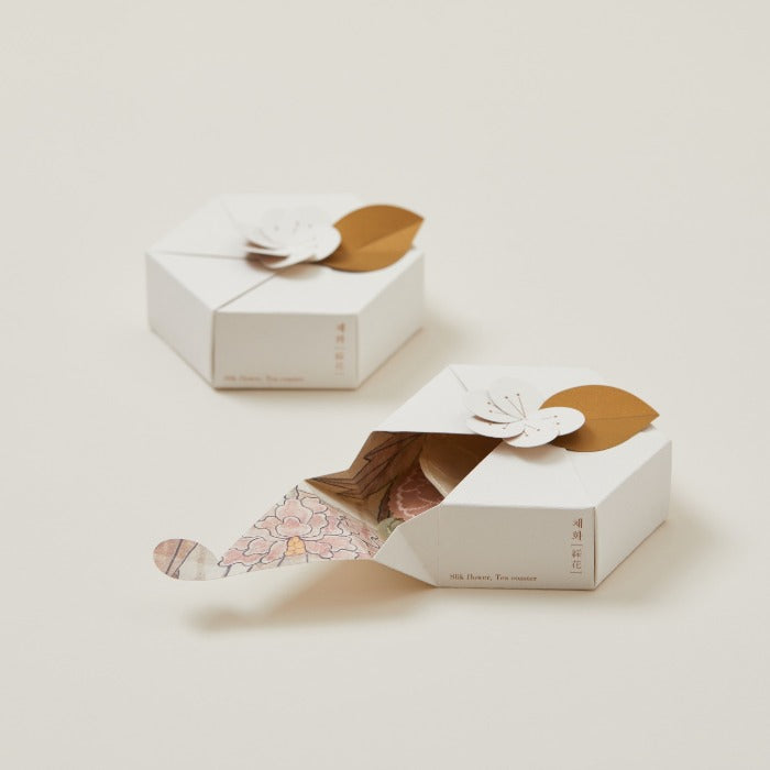 HOHODANG Silk Tea Coaster Set of 10 pcs