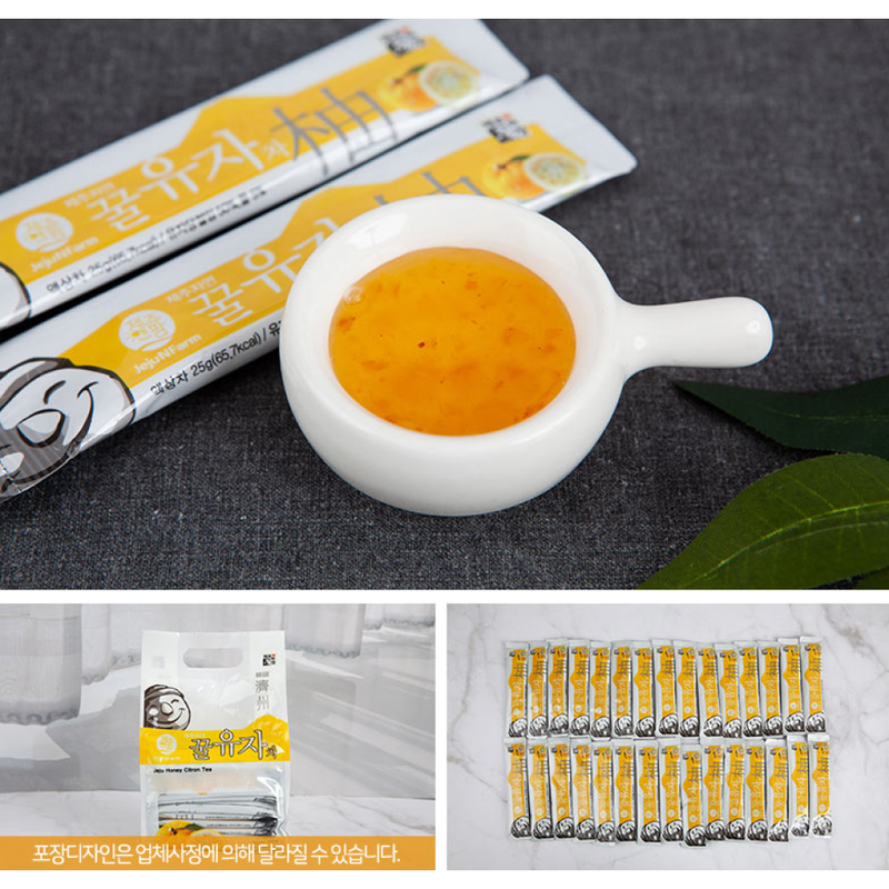 Jeju Honey Citron (Yuja) Tea Sticks (25g x 30 sticks)