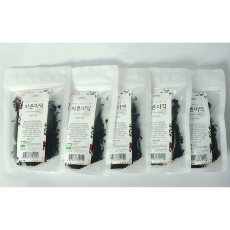 Haemalgeun Organic Dried Cut Seaweed 30g x 5 Bags per Order(EXP.DATE: 09/09/2023)