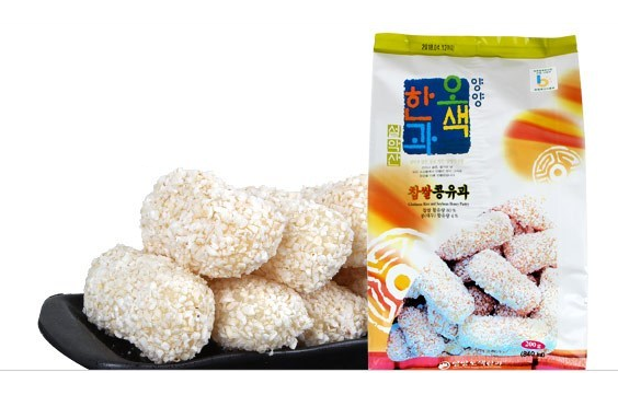 Gangwondo Soybean Sweet Rice Snack (Yugwa) 200g x 4 bags