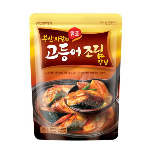 [CLEARANCE SALE] Sempio Busan Braised Mackerel Spicy Seasoning Marinade 100g (EXP. DATE: 09/13/2023)